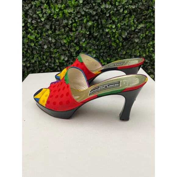 Stuart Weitzman New York platform slip on Heels, size 7.5 - Picture 5 of 7